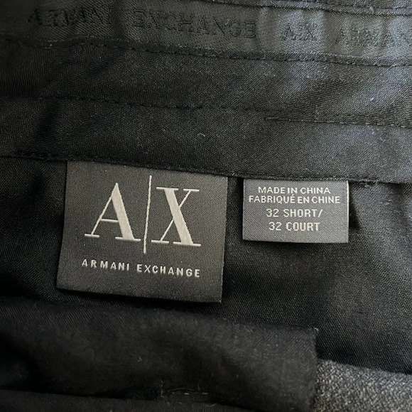🏴 A/X Armani  Exchange pants size 32 short - Picture 6 of 11